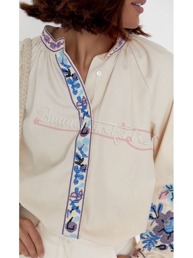 Vyshyvanka with buttons 1530