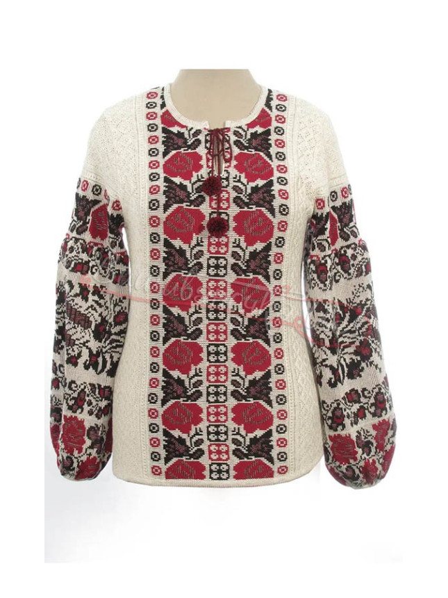 Knitted women's blouse 5379 size 48