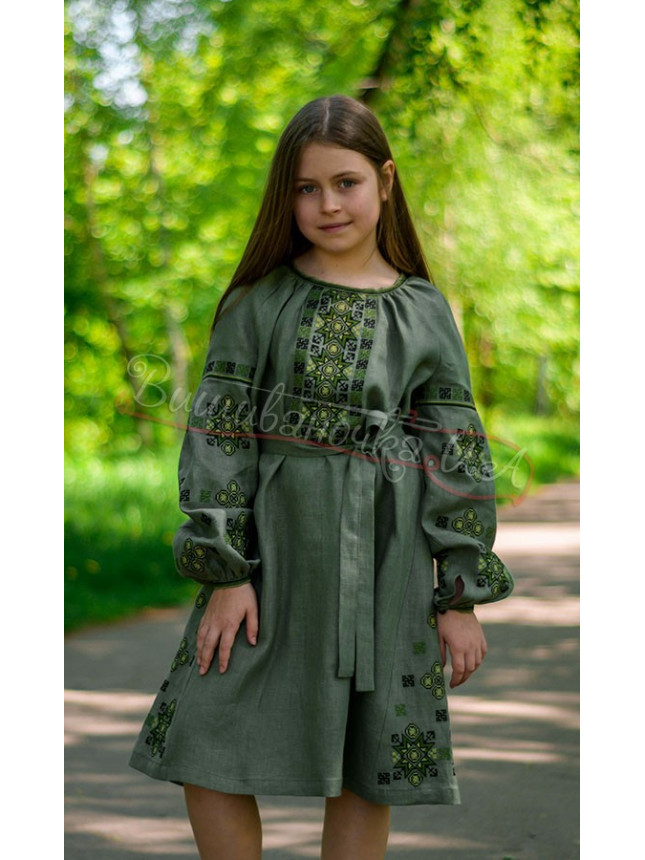Vyshyvanka dress for a girl 4355 size 152