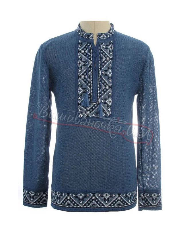 Knitted men's vyshyvanka 5329 size XXL