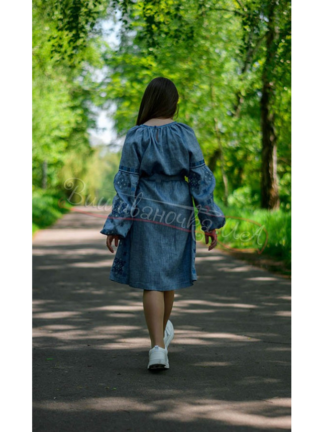 Дитяча сукня під джинс 4357
