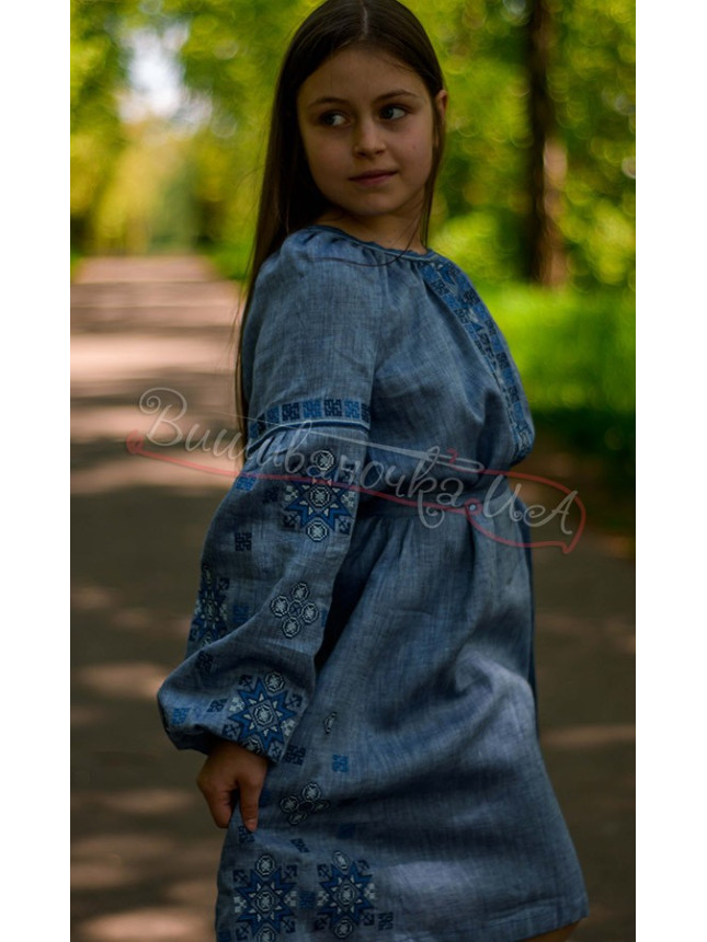 Дитяча сукня під джинс 4357