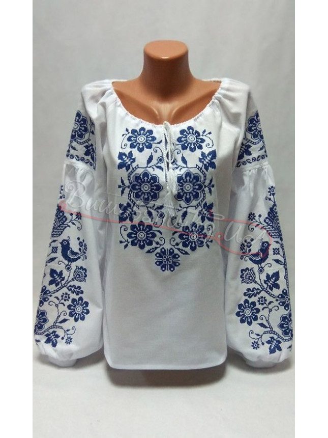 Women's blouse with embroidery 550-3 size 42