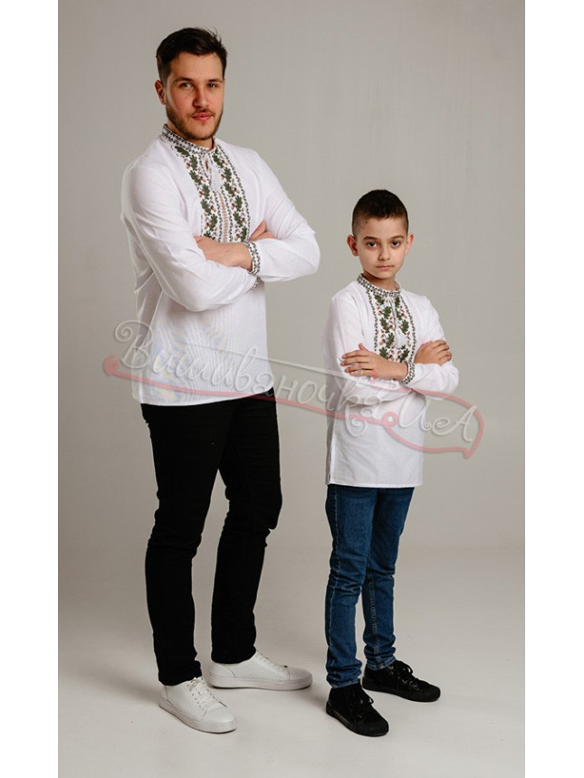 Embroidered set of shirts 7981