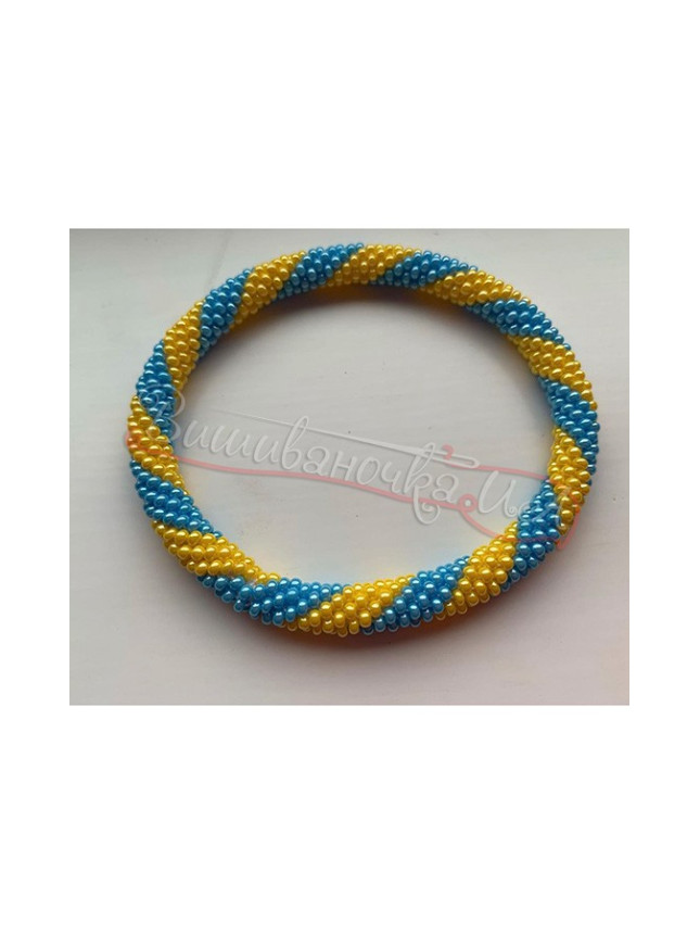 Bracelet-beaded rope necklace Д04