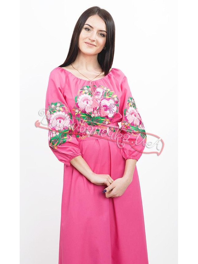 Dress with Petrykivka hand painting 7222 (7239)