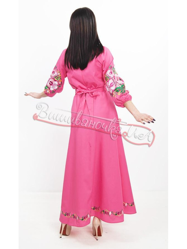 Dress with Petrykivka hand painting 7222 (7239)