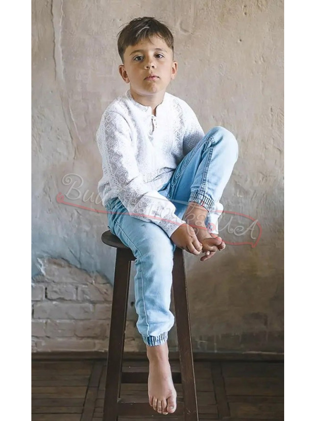 Vyshyvanka jumper for a boy 5144 size 140