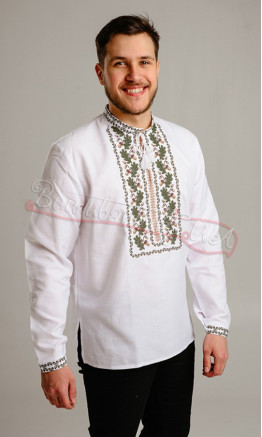 Men's embroidered shirt 348-1