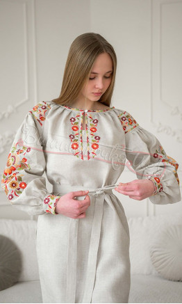 Платье женское из натурального льна 4634-к
