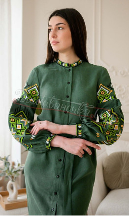 Dress-midi in green 4647