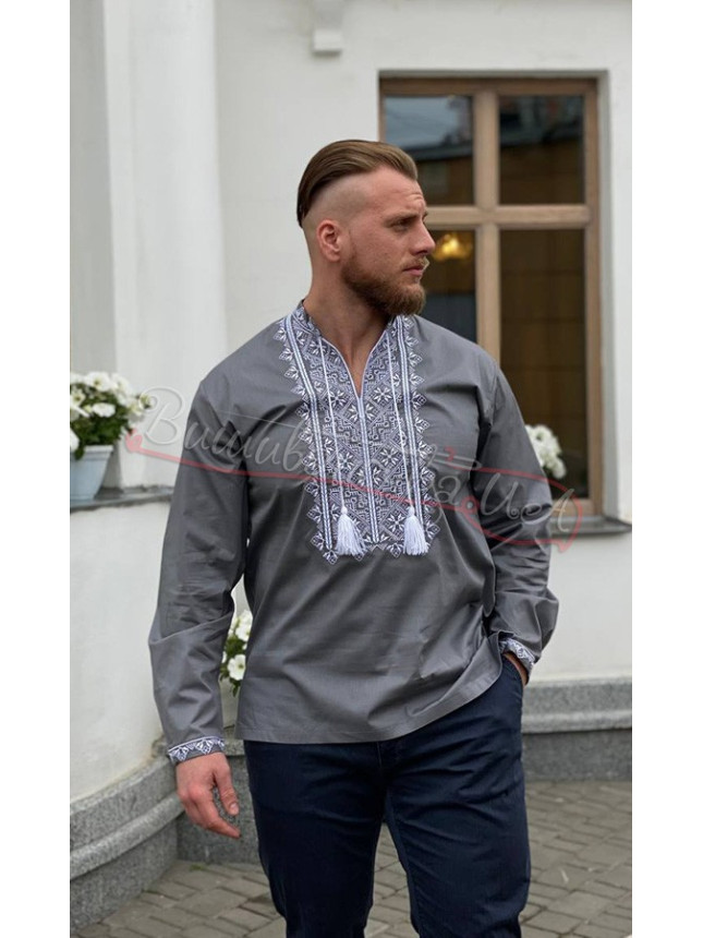 Men's embroidered shirt 2004.2 size 58