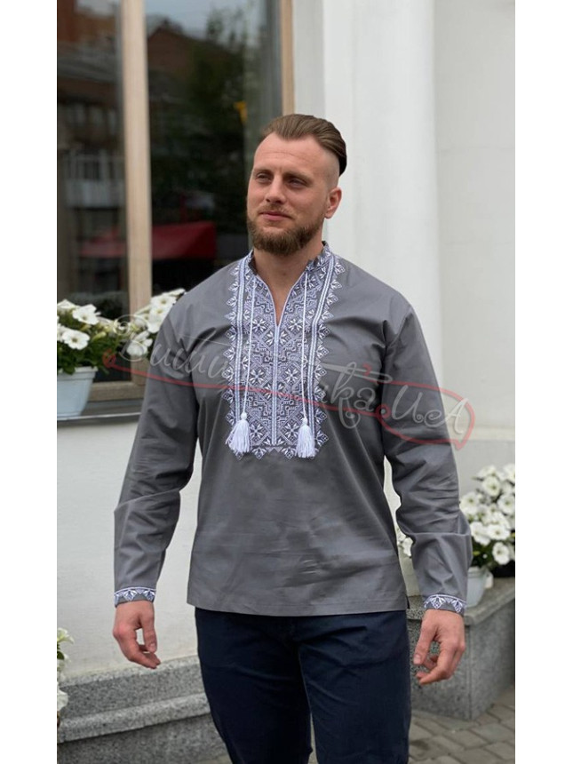 Men's embroidered shirt 2004.2 size 58