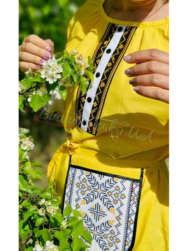 Vyshyvanka with a belt-a small bag 7250