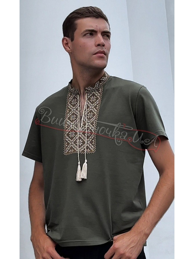 Men's T-shirt in khaki 2009
