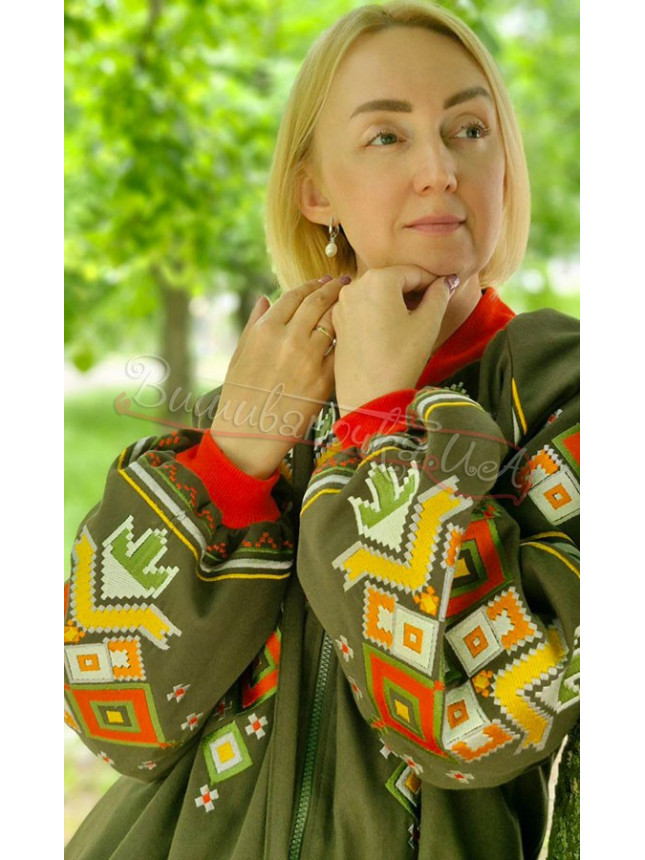Бомбер з сумочкою 7256