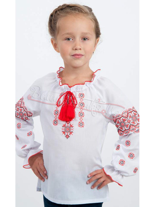 Children's embroidered blouse 4316 size 152
