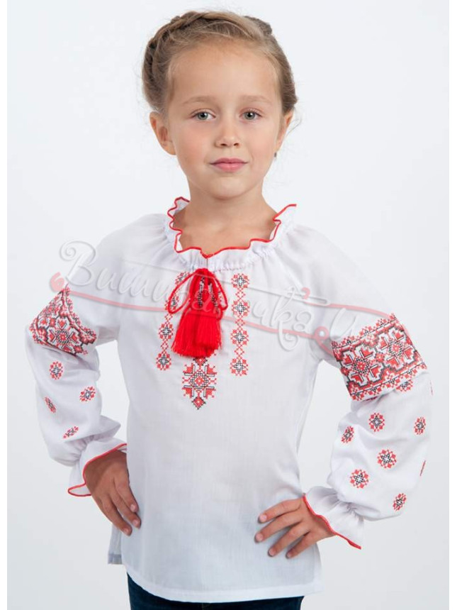 Children's embroidered blouse 4316 size 152
