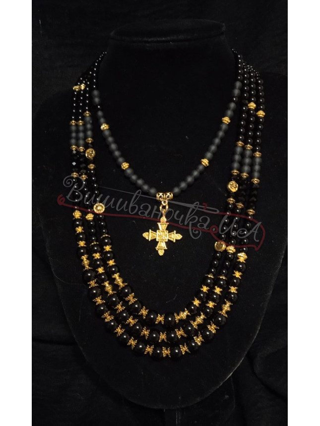 Ethnic necklace with a zgarda К02