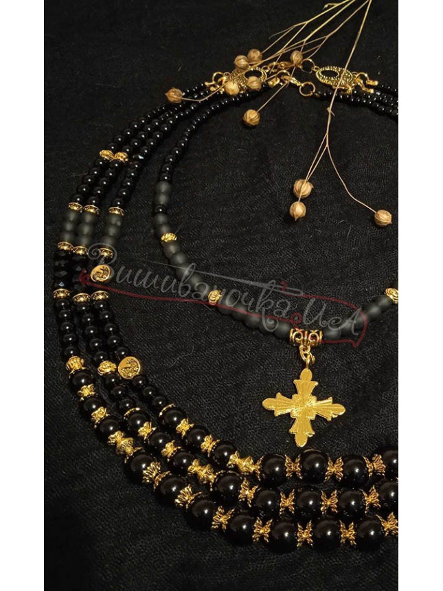 Ethnic necklace with a zgarda К02