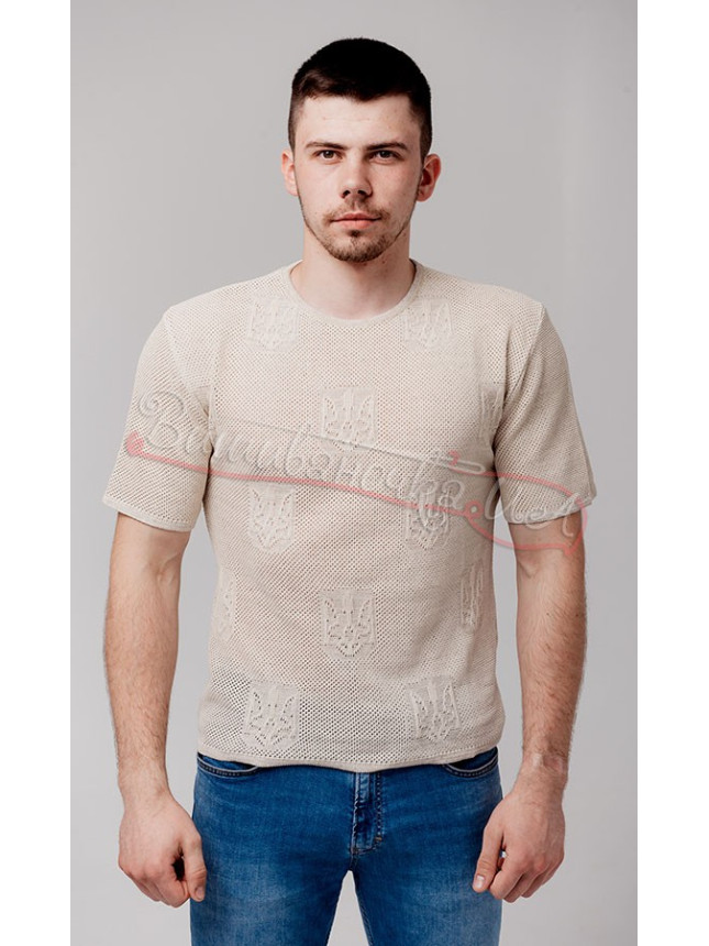 Knitted men's T-shirt 5210