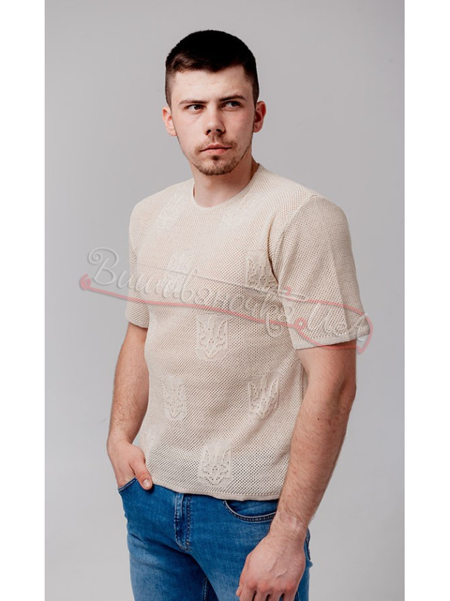 Knitted men's T-shirt 5210