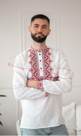 Linen men's vyshyvanka 4264