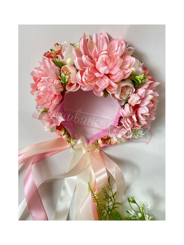 Flower crown with flowers В58