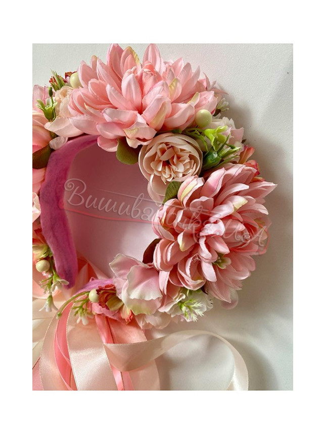Flower crown with flowers В58