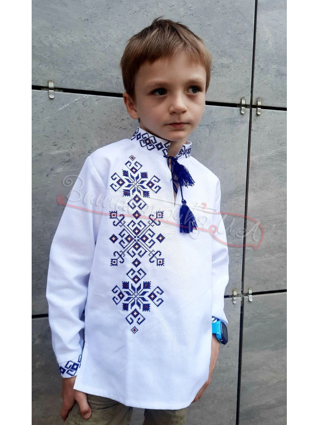 Embroidered shirt for a boy 7046-3 size 110