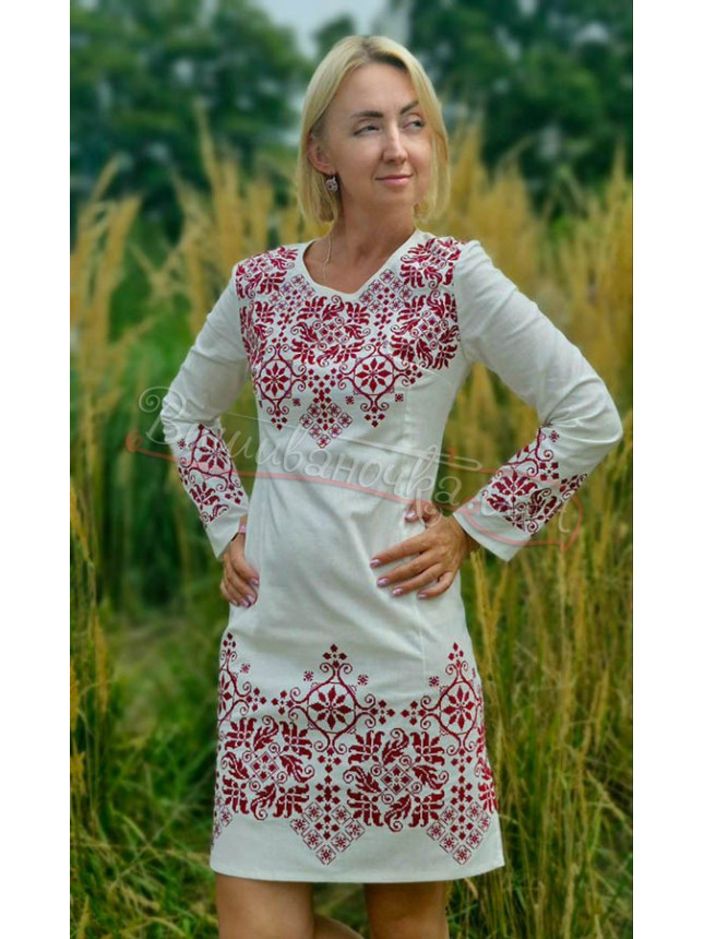 Refined dress in soft pink 7248