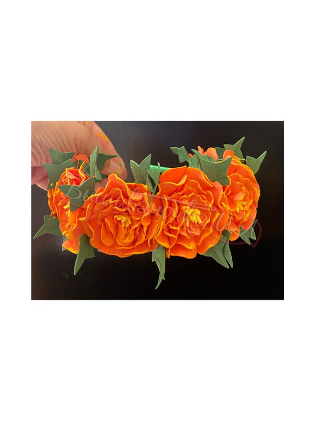 Headband with flowers ВВ08