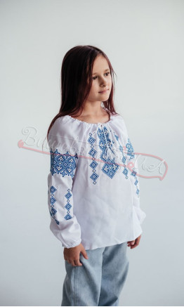 Вишиванка для дівчинки 9016-3