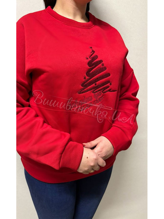 Sweatshirt Christmas in red 0012
