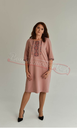 Dress with geometric pattern 4577