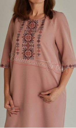 Dress with geometric pattern 4577
