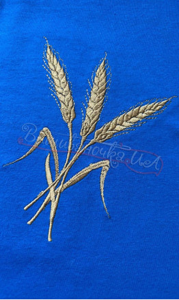 T-shirt with ears of wheat 3013
