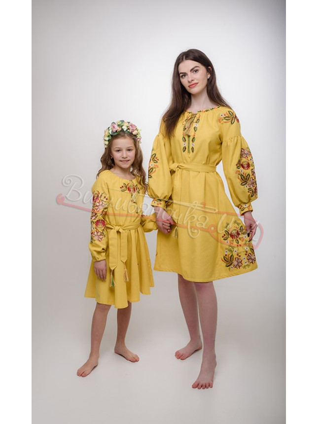 Set of dresses for mother and daughter 7441