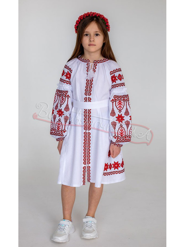 Elegant dress for a girl 851-2 size 128