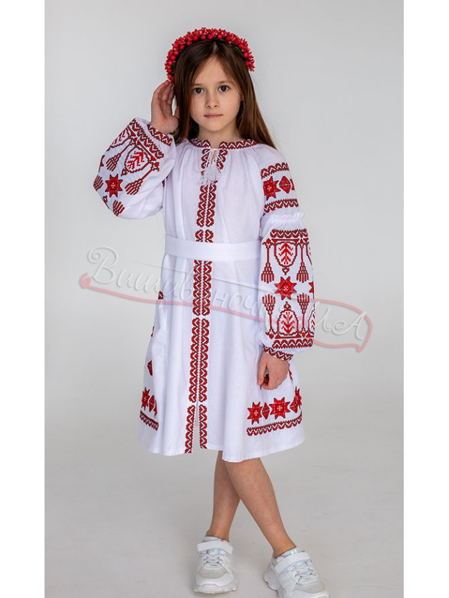 Elegant dress for a girl 851-2 size 128