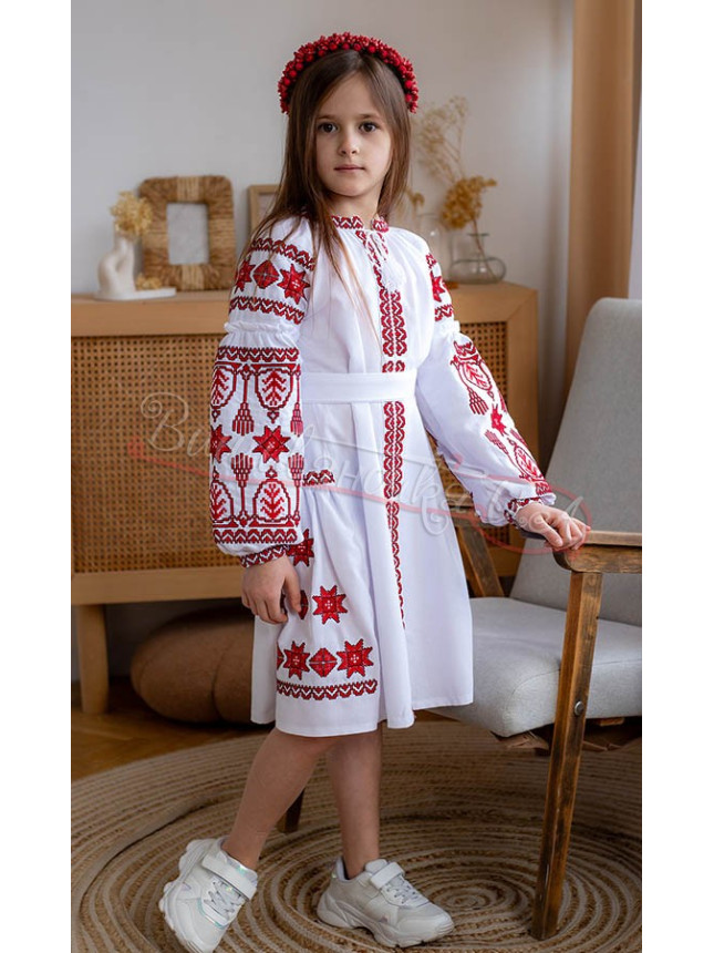 Elegant dress for a girl 851-2 size 128
