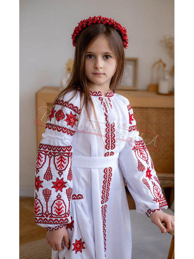 Elegant dress for a girl 851-2 size 128