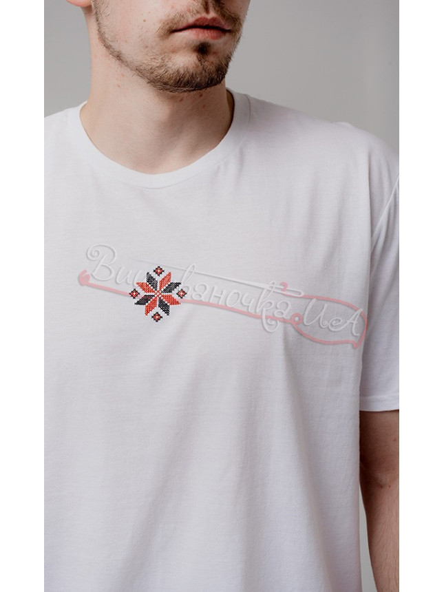 Men's T-shirt with embroidery 3002 colour Black size XL