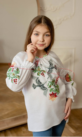 Вишиванка для дівчинки 4373
