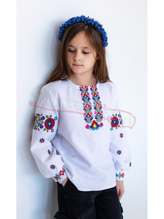 Colourful vyshyvanka for a girl 9280 size 122