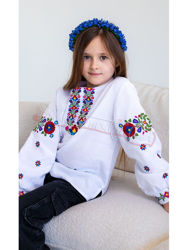 Colourful vyshyvanka for a girl 9280 size 122