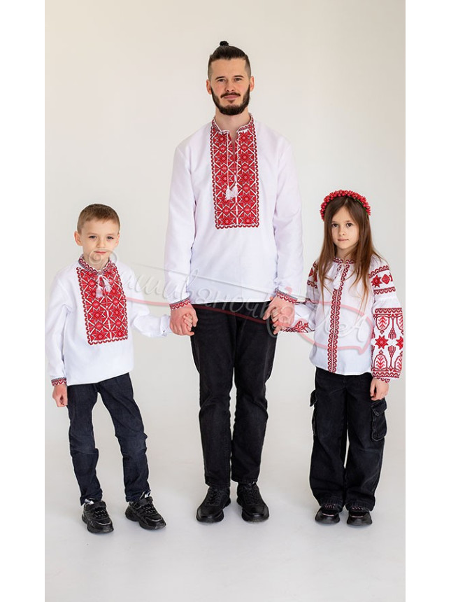 Комплект вишиванок для сімї 73511