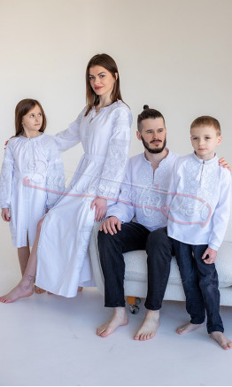 Комплект вишиванок для сімї 73501