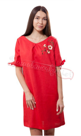 Linen women's dress SL 200
