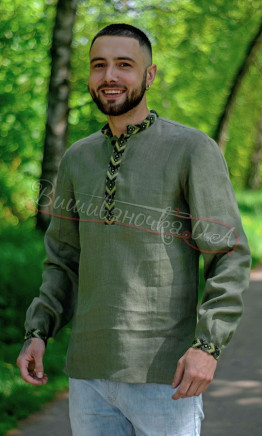 Men's embroidered shirt 4257